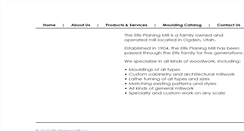 Desktop Screenshot of ellisplaningmill.com